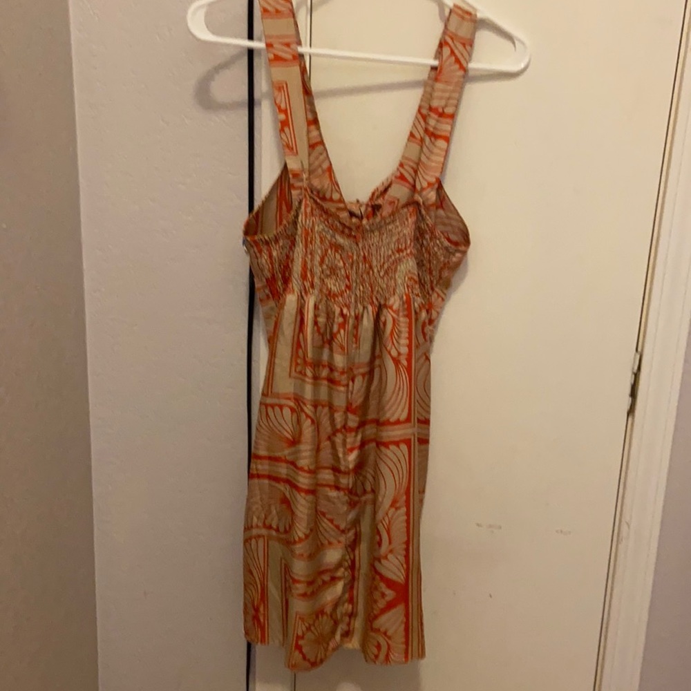 Adorable side zip bow in front sun dress
